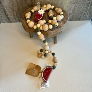 Watermelon Garland Summer Fruit Decor Kitchen FAST SHIP Boho Natural Home Gift